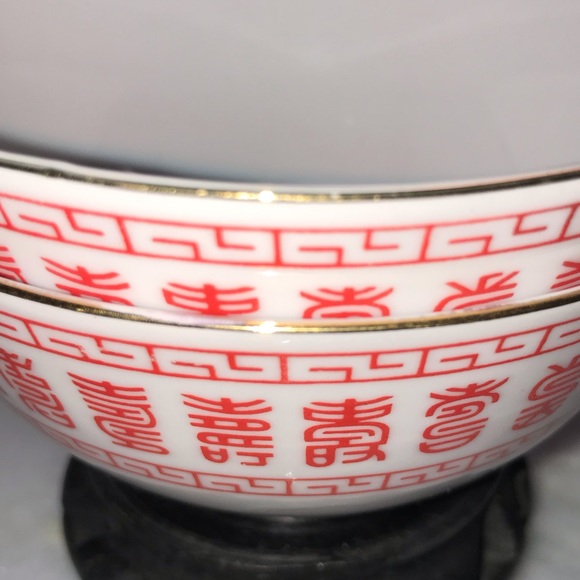 2 Vintage Rice Bowls R.O.C. - Picture 3 of 8